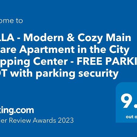 Calla 1 - Modern & Cozy Main Square Apartment In The City Shopping Center - Parking Slot With Parking Security Σκόπια Εξωτερικό φωτογραφία