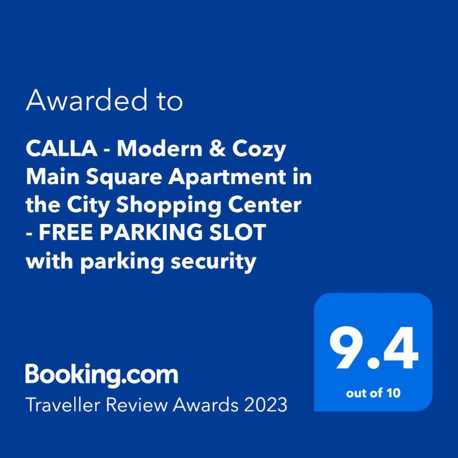 Calla 1 - Modern & Cozy Main Square Apartment In The City Shopping Center - Parking Slot With Parking Security Σκόπια Εξωτερικό φωτογραφία